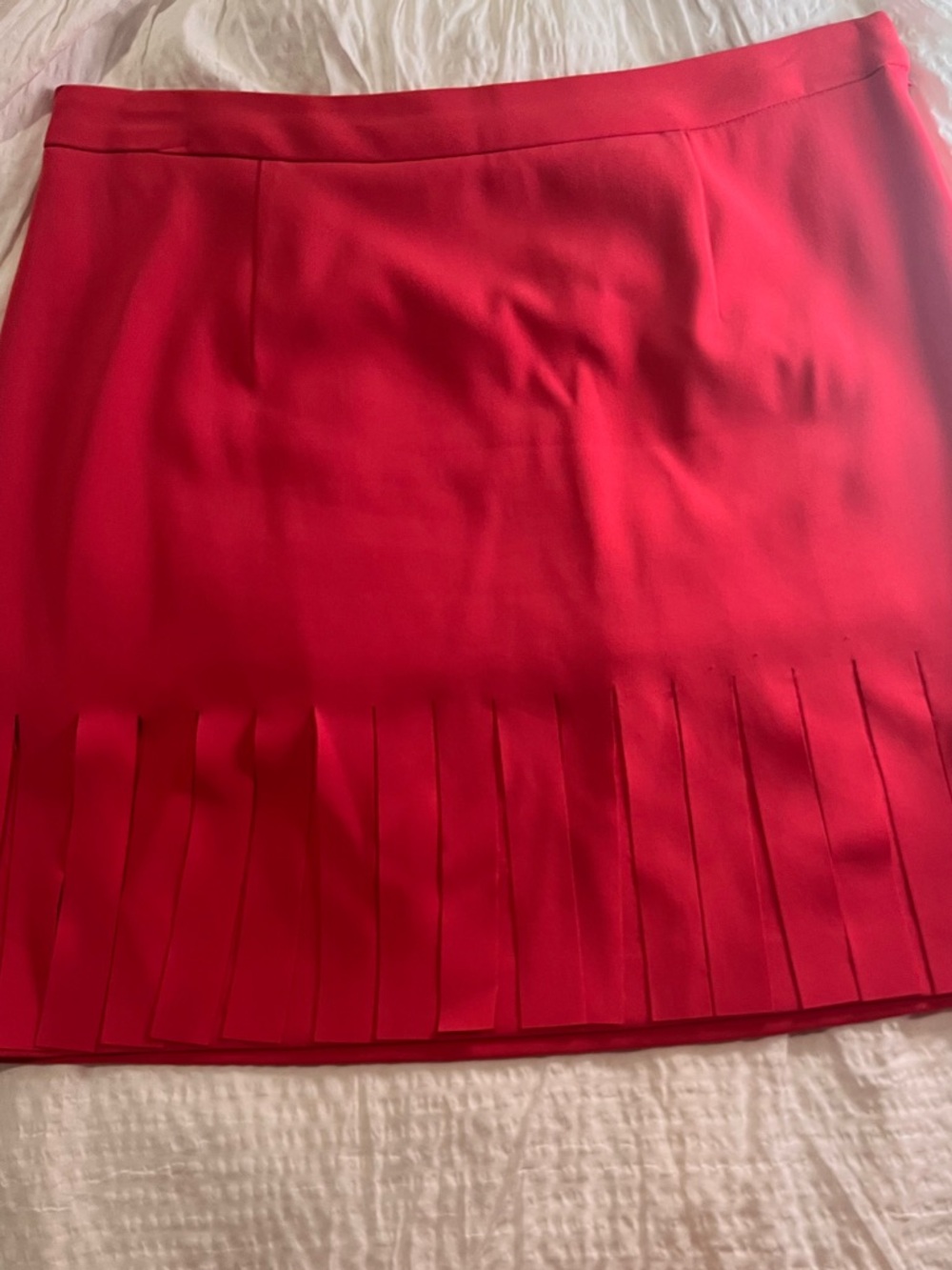 Moschino Mini Skirt with Pleated Trim